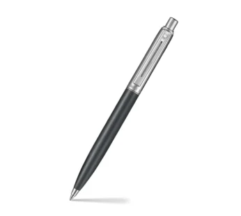 Sheaffer Sentinel Metal 331 Matte Black Barrel and Brushed Chrome with Chrome Trims Ballpoint Pen